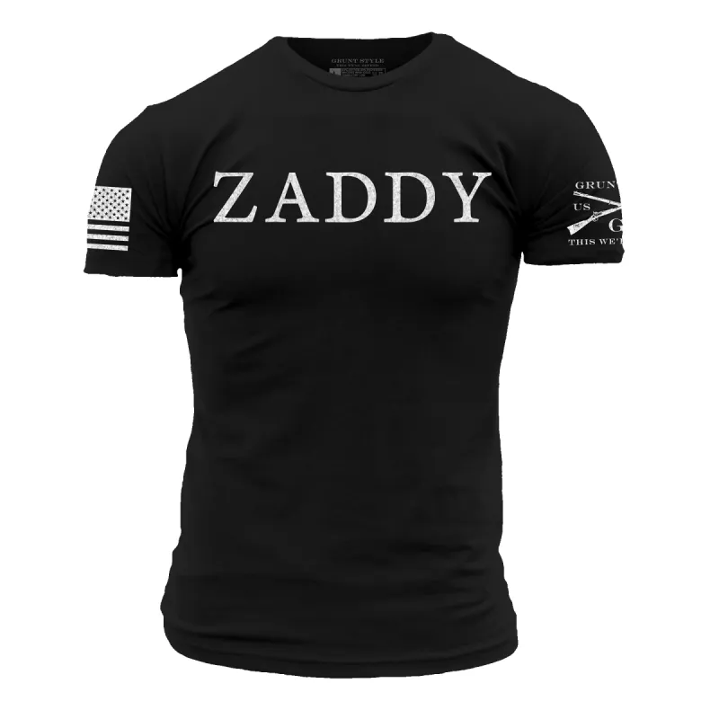 Zaddy T-Shirt - Black sold by Grunt Style