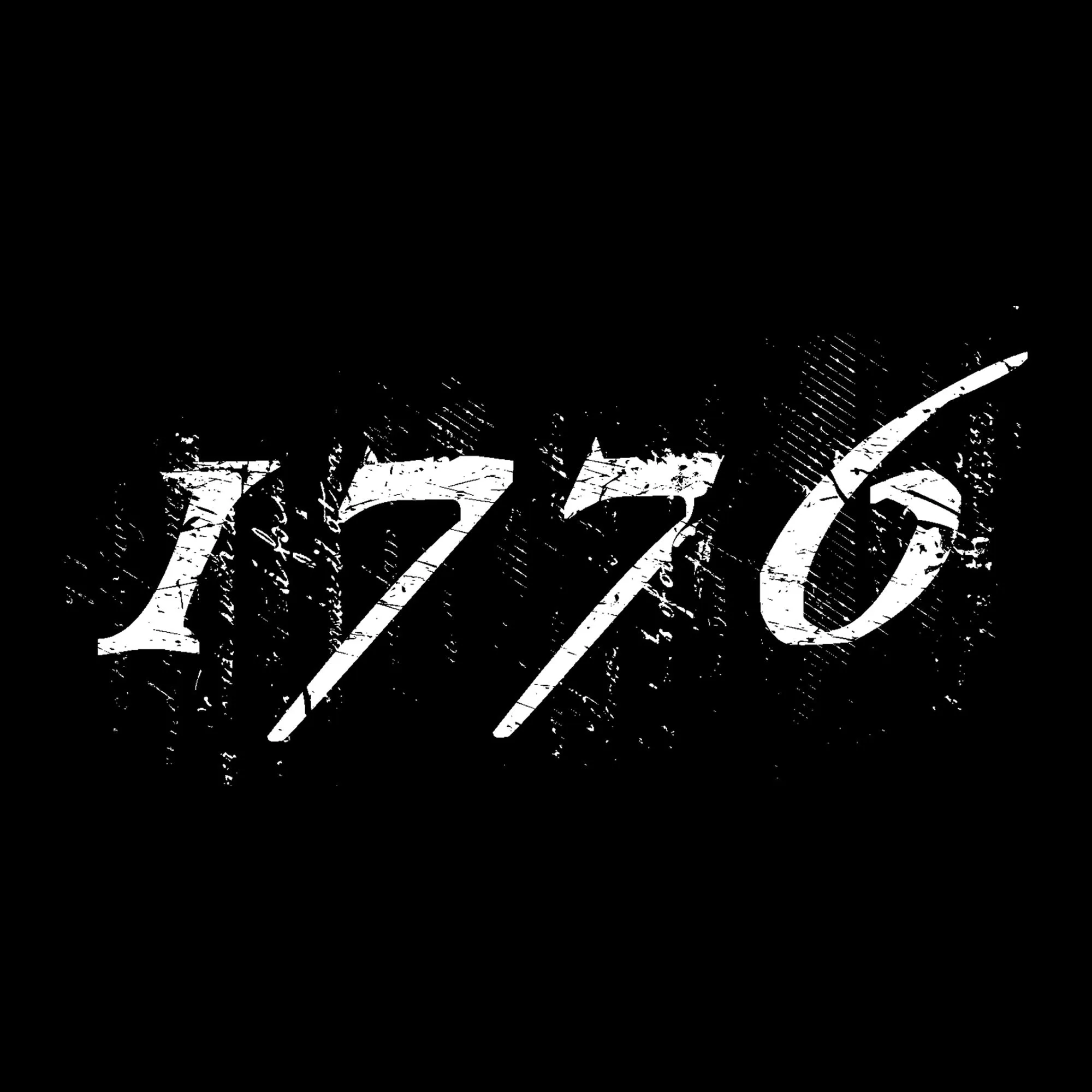 1776 Flag Hoodie - Black sold by Grunt Style product image thumbnail 4