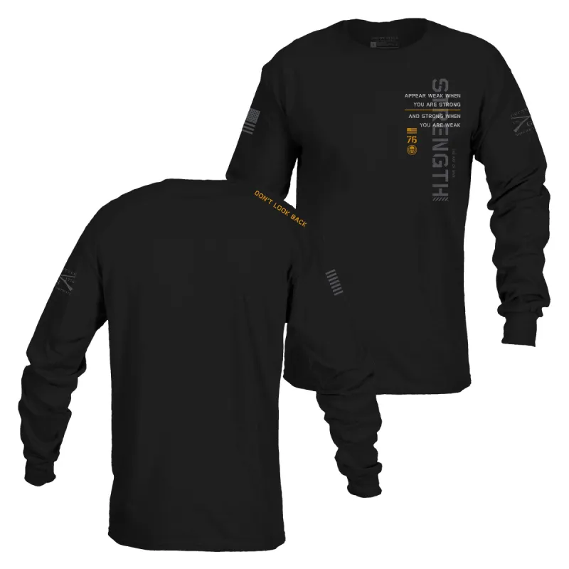 Don't Look Back Long Sleeve - Black sold by Grunt Style