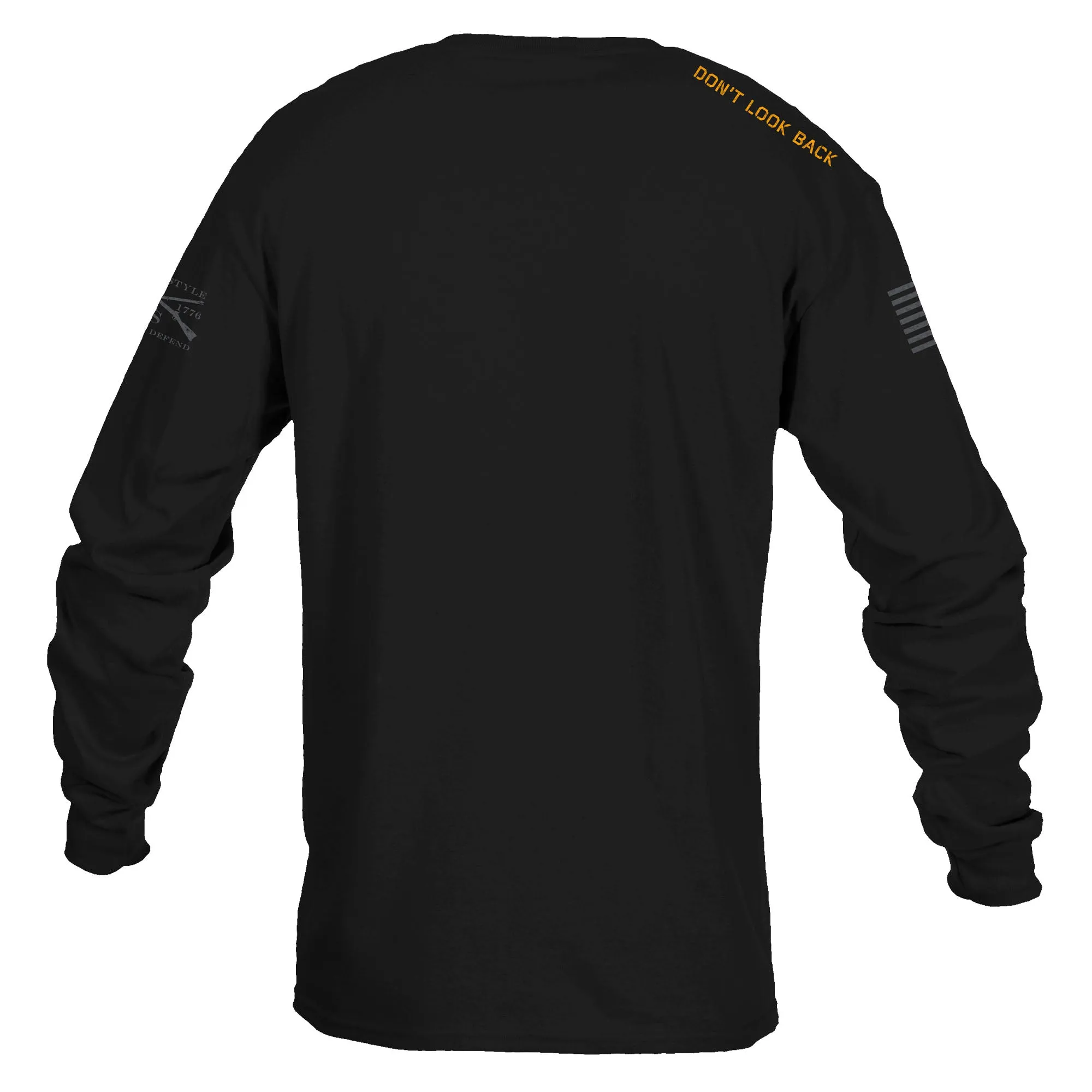 Don't Look Back Long Sleeve - Black sold by Grunt Style product image thumbnail 2