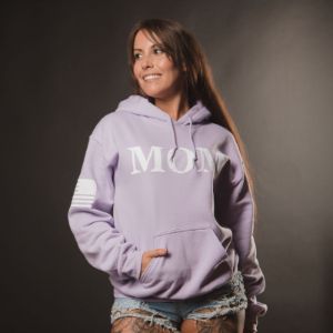 Women's Mom Defined Hoodie - Orchid sold by Grunt Style