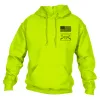 Red Blood Blue Collar®  Hoodie - Safety Green sold by Grunt Style