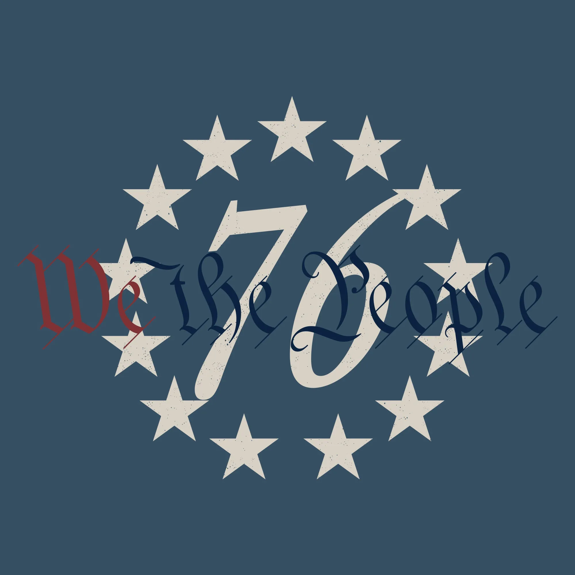 76 We The People Pocket T-Shirt - Captain's Blue sold by Grunt Style product image thumbnail 2