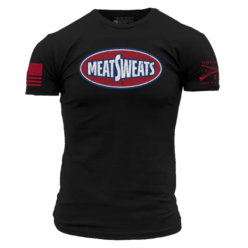 Meat Sweats T-Shirt - Black made by Grunt Style