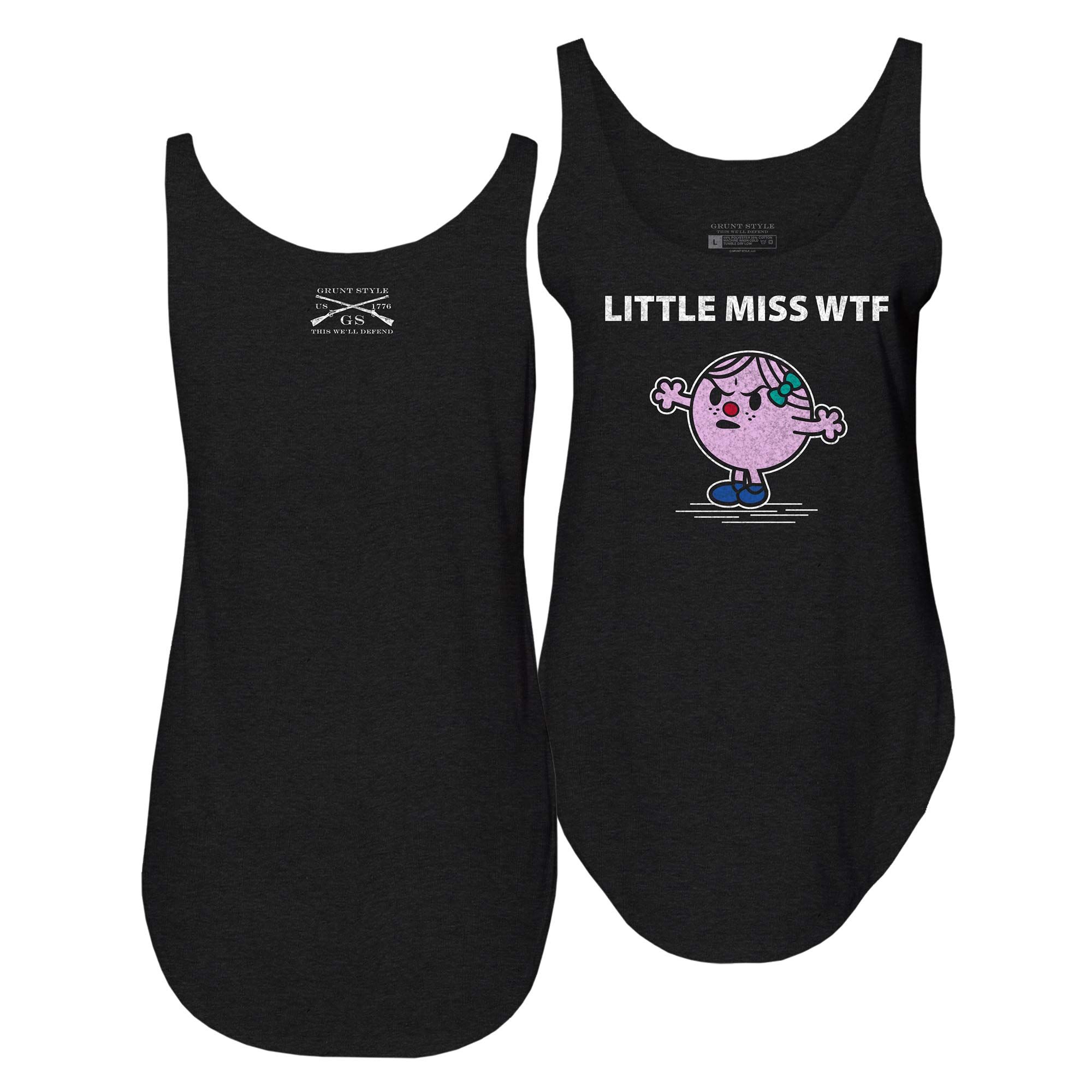 Women's WTF Tank - Black sold by Grunt Style product image thumbnail 2