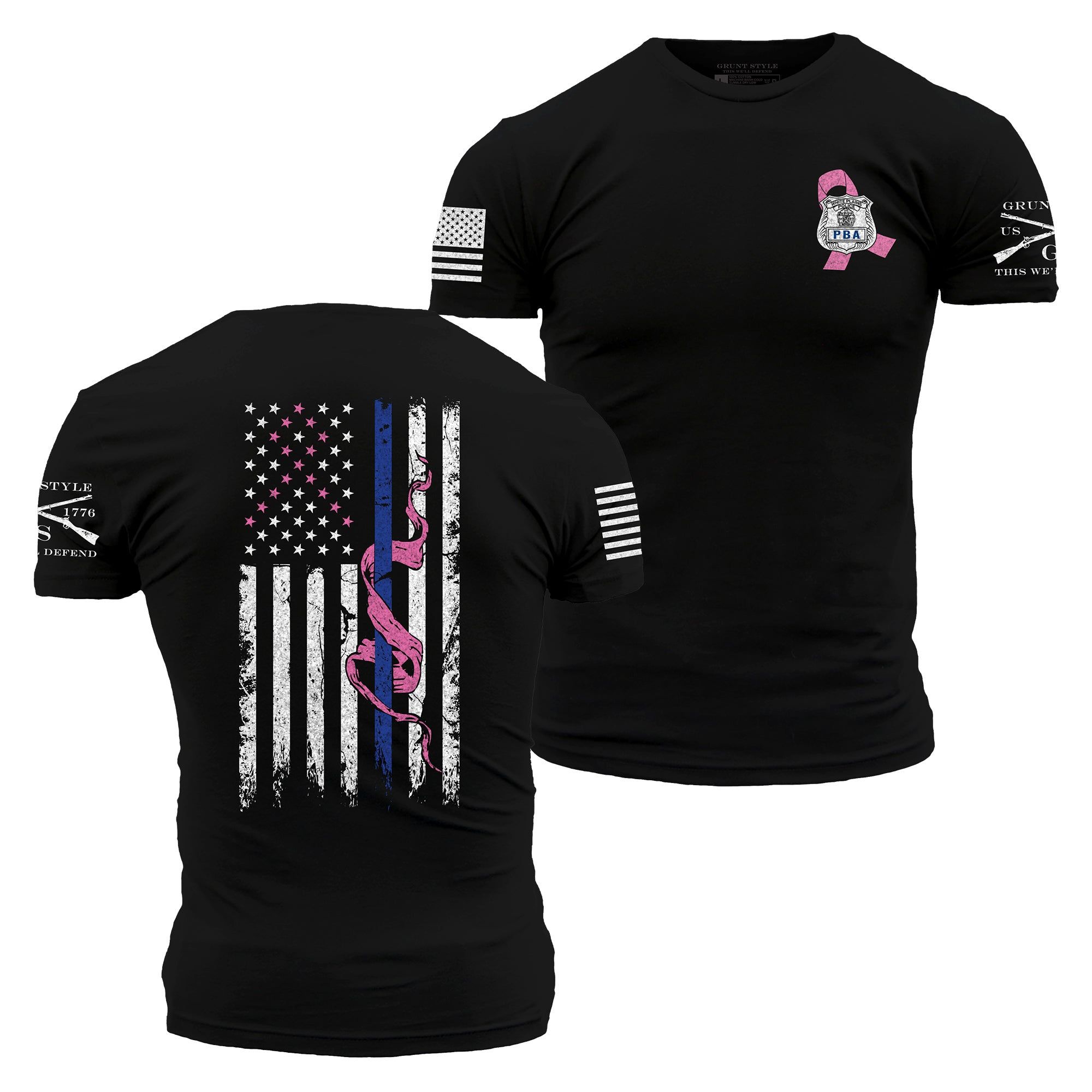 White Plains PBA Breast Cancer Awareness Fundraiser sold by Grunt Style