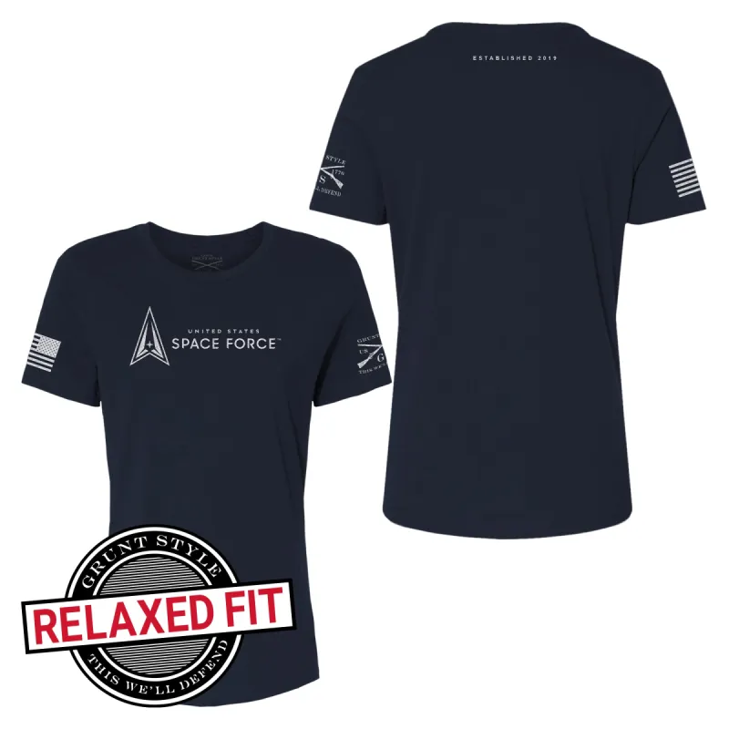 USSF - Women's Est. 2019 Relaxed Fit T-Shirt - Navy sold by Grunt Style