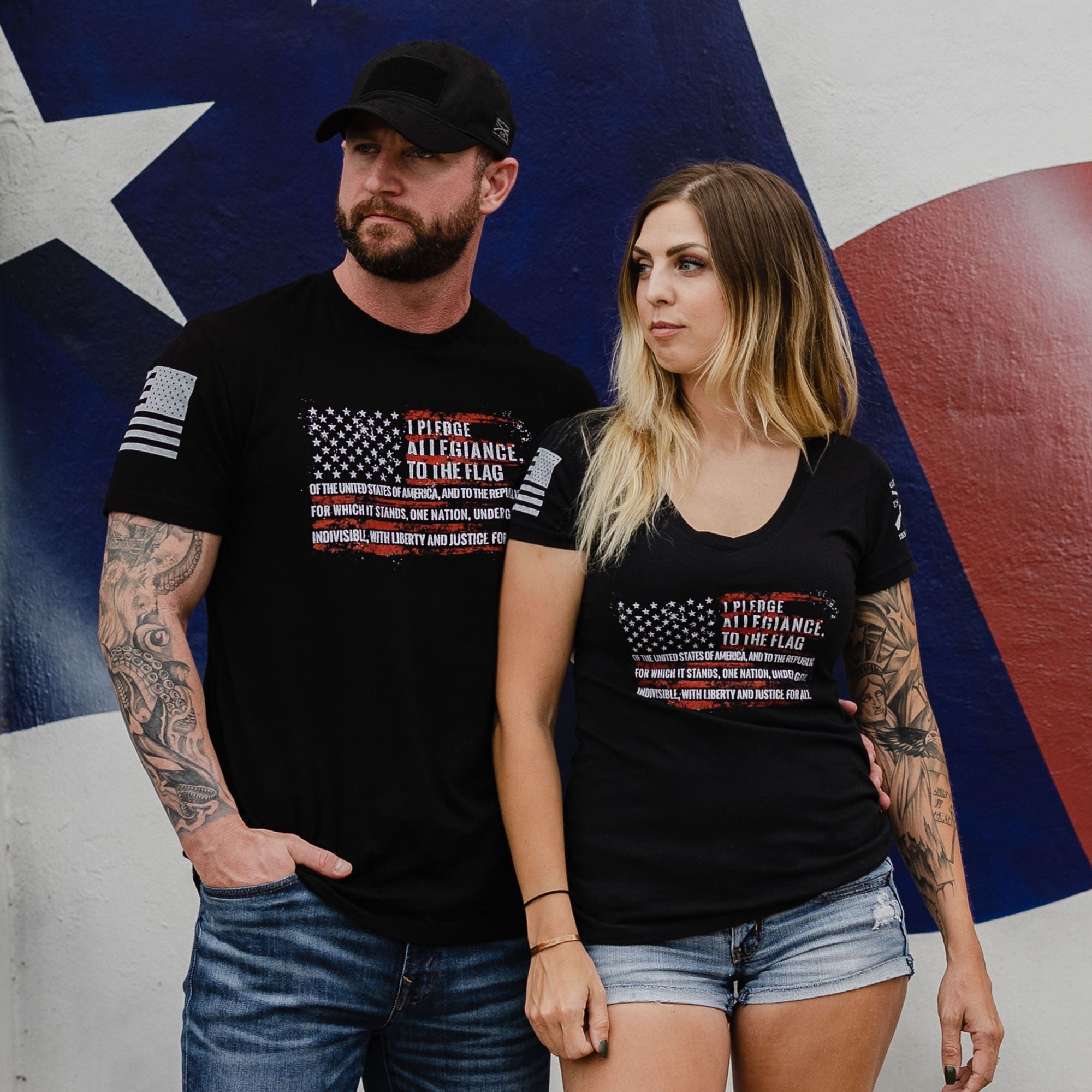 Women's Pledge V-Neck - Black sold by Grunt Style product image thumbnail 7