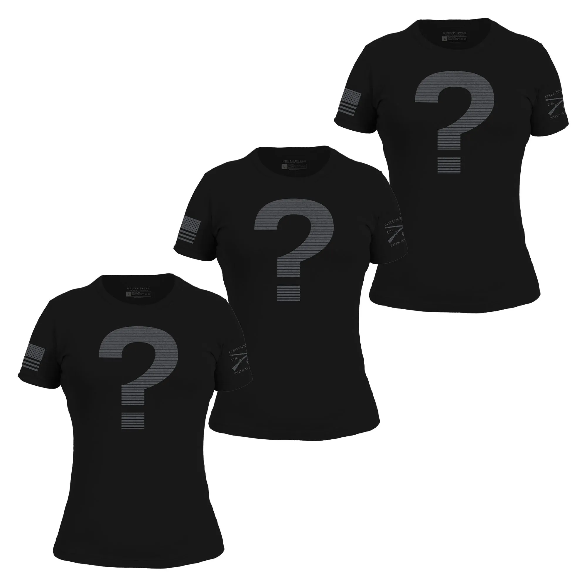 Women's Mystery T-Shirt - 3 Pack sold by Grunt Style