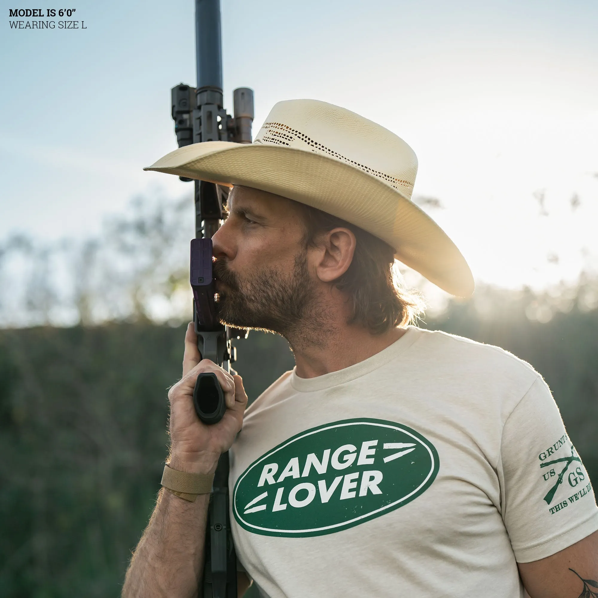 Range Lover T-Shirt - Sand sold by Grunt Style product image thumbnail 4