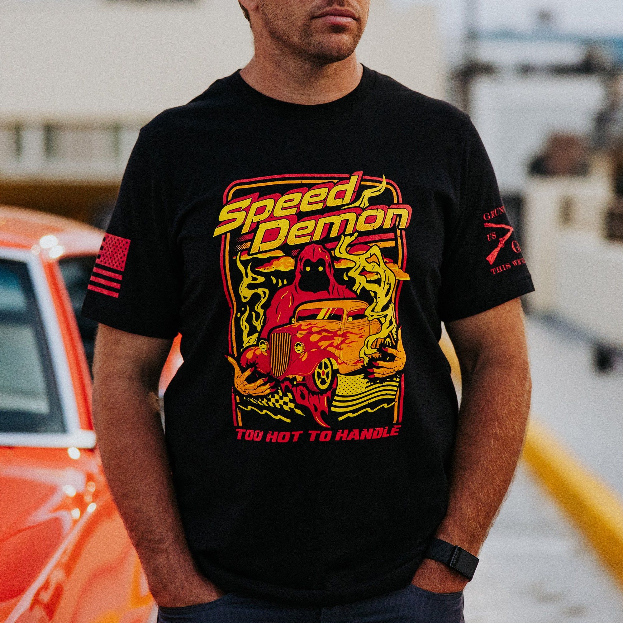 Speed Demon T-Shirt - Black sold by Grunt Style product image thumbnail 2