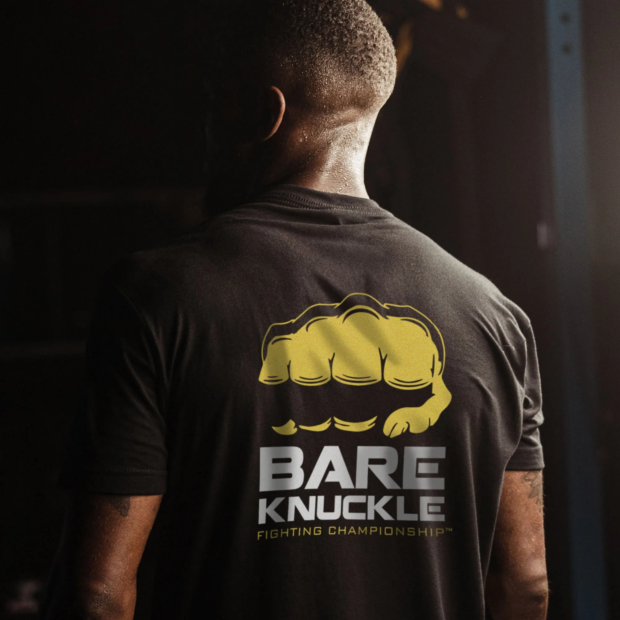 BKFC Back Punch T-Shirt - Black sold by Grunt Style product image thumbnail 2