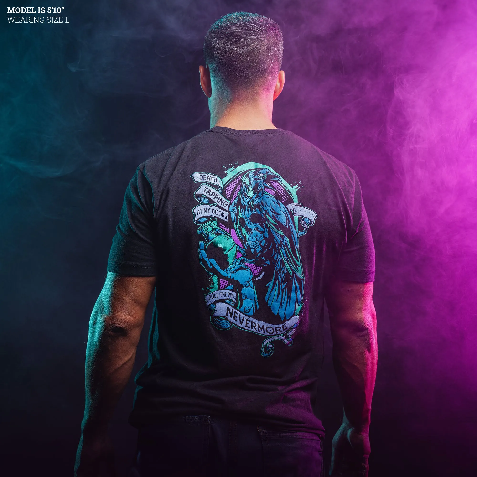 The Raven T-Shirt - Black sold by Grunt Style product image thumbnail 5