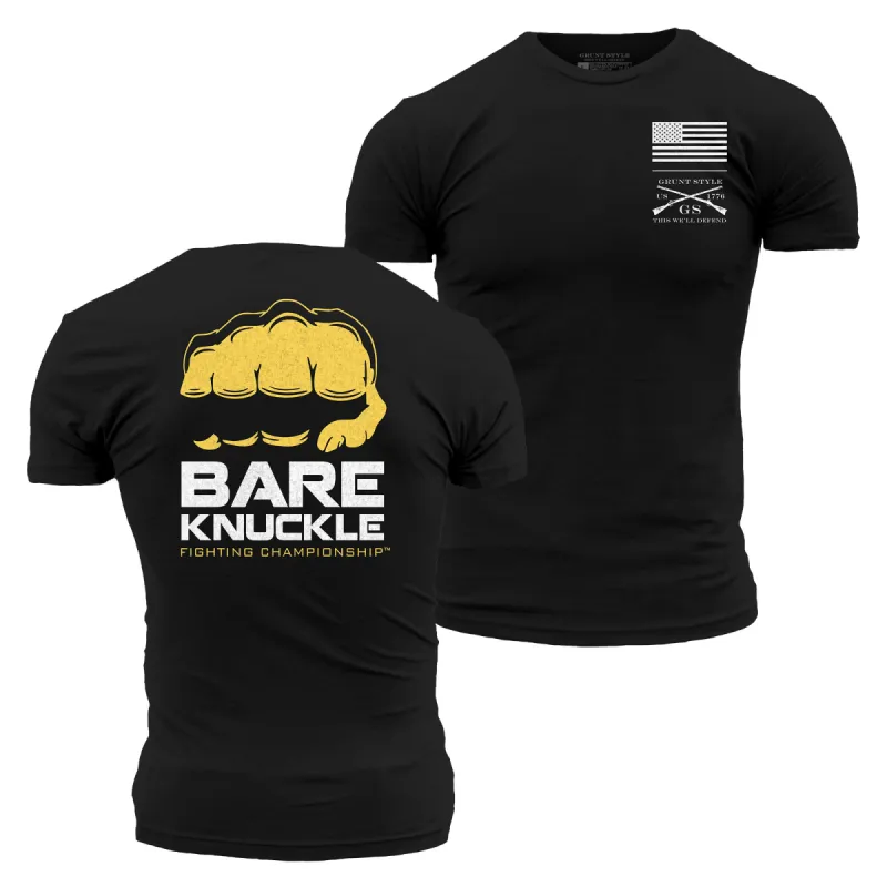 BKFC Back Punch T-Shirt - Black sold by Grunt Style