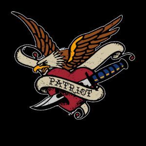 Patriot Ink T-Shirt - Black sold by Grunt Style