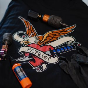 Patriot Ink T-Shirt - Black sold by Grunt Style