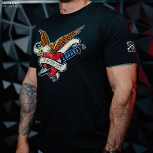 Patriot Ink T-Shirt - Black sold by Grunt Style