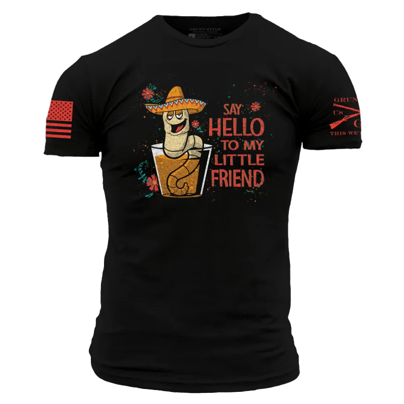 Little Friend T-Shirt - Black sold by Grunt Style