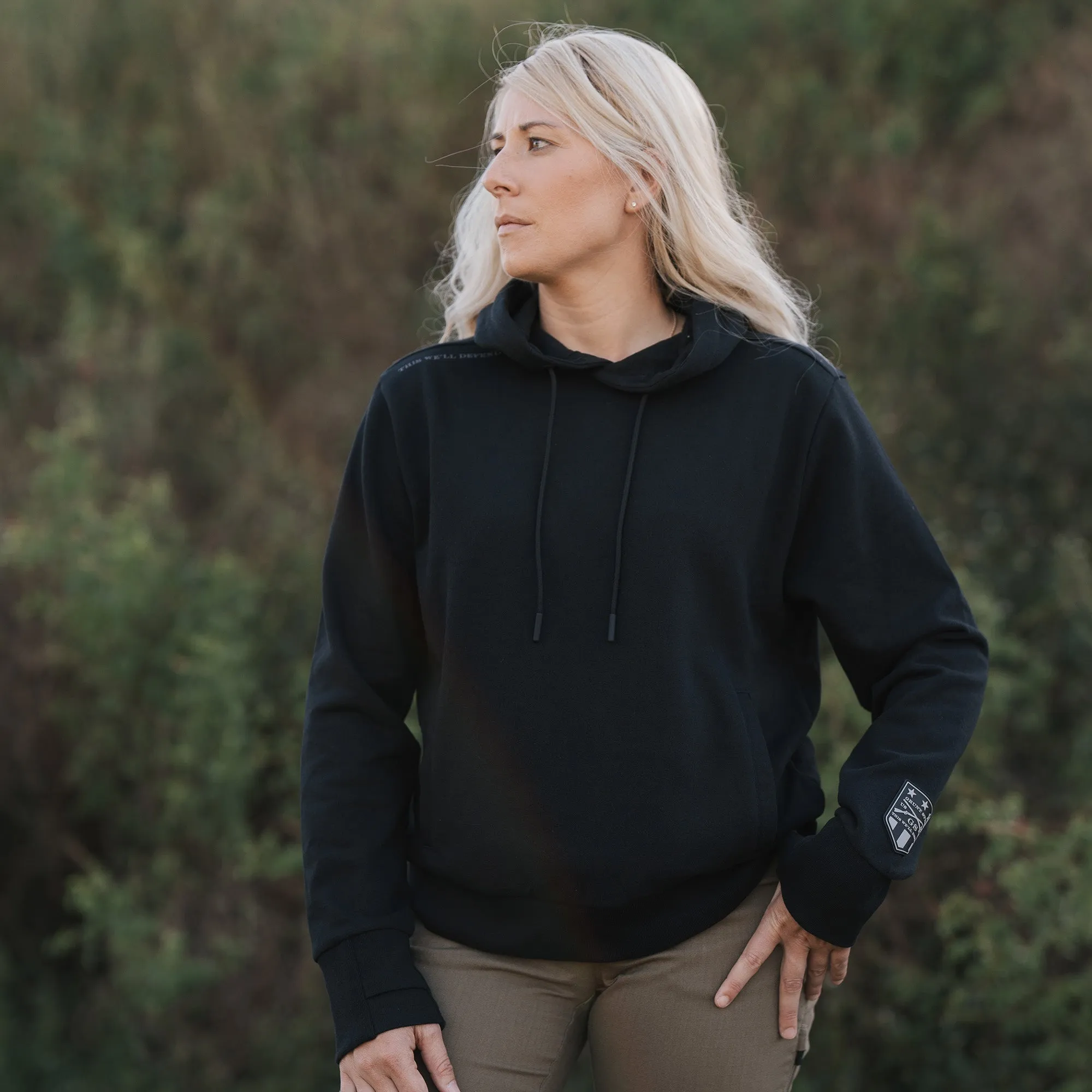 Women's Elite Hoodie - Black sold by Grunt Style