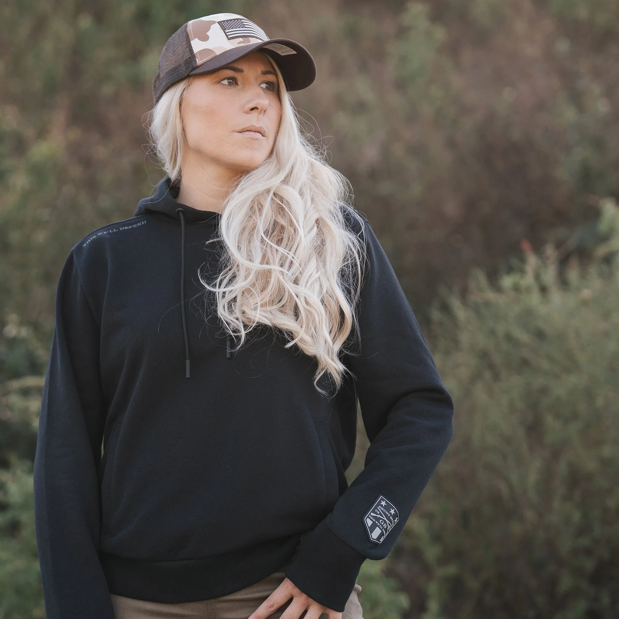 Women's Elite Hoodie - Black sold by Grunt Style product image thumbnail 4