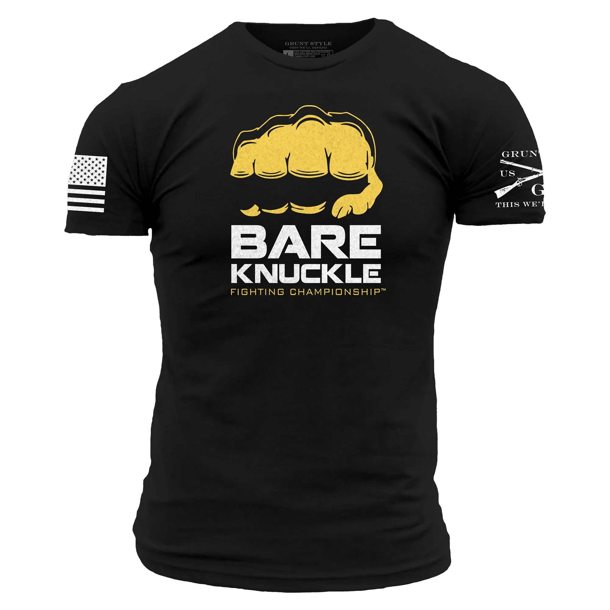 BKFC Front Punch T-Shirt - Black sold by Grunt Style