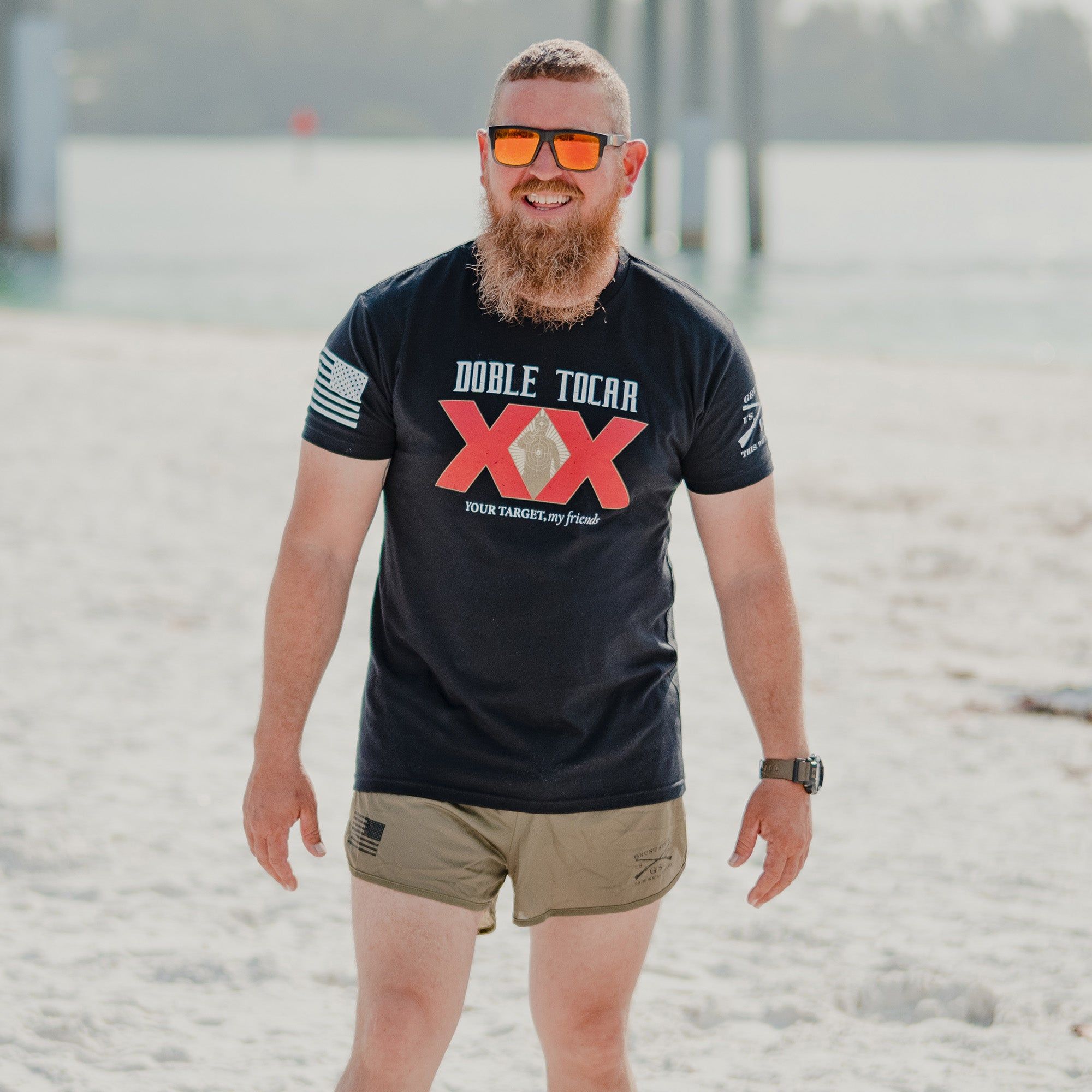 Double Tap Brewing T-Shirt - Black sold by Grunt Style product image thumbnail 3