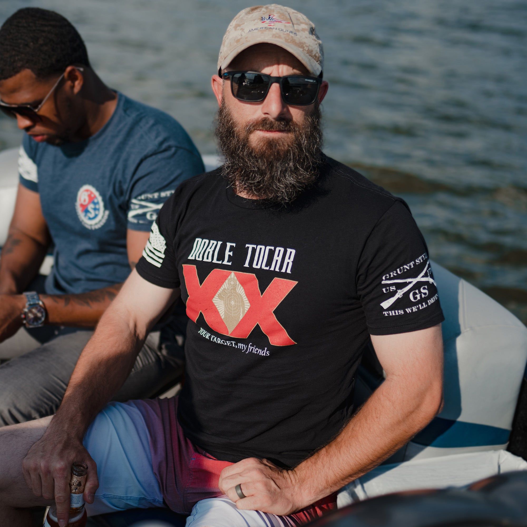 Double Tap Brewing T-Shirt - Black sold by Grunt Style product image thumbnail 2