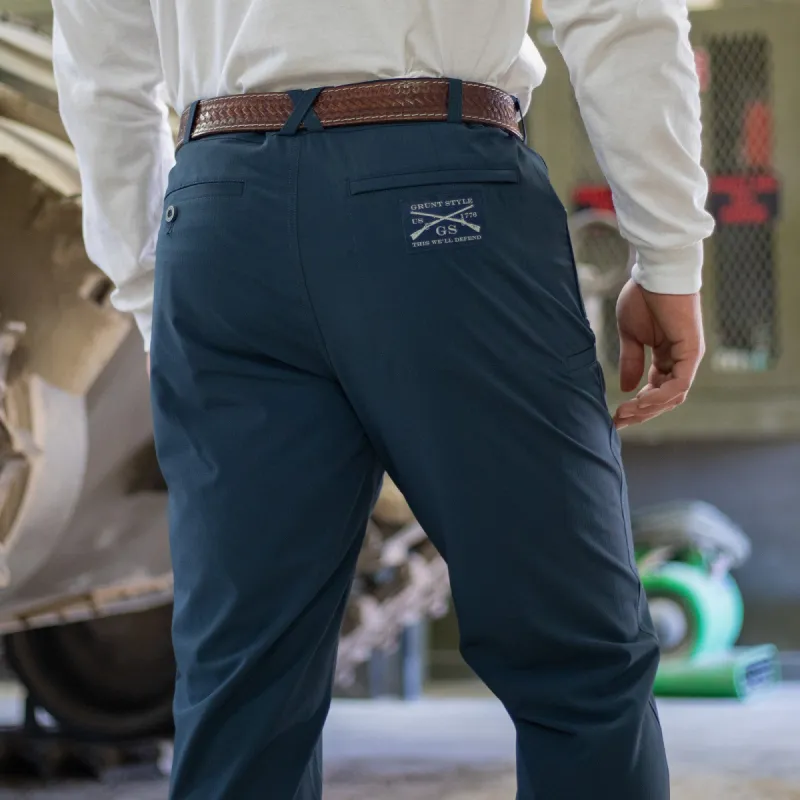 Men's Lookout Ripstop Pants - Navy sold by Grunt Style