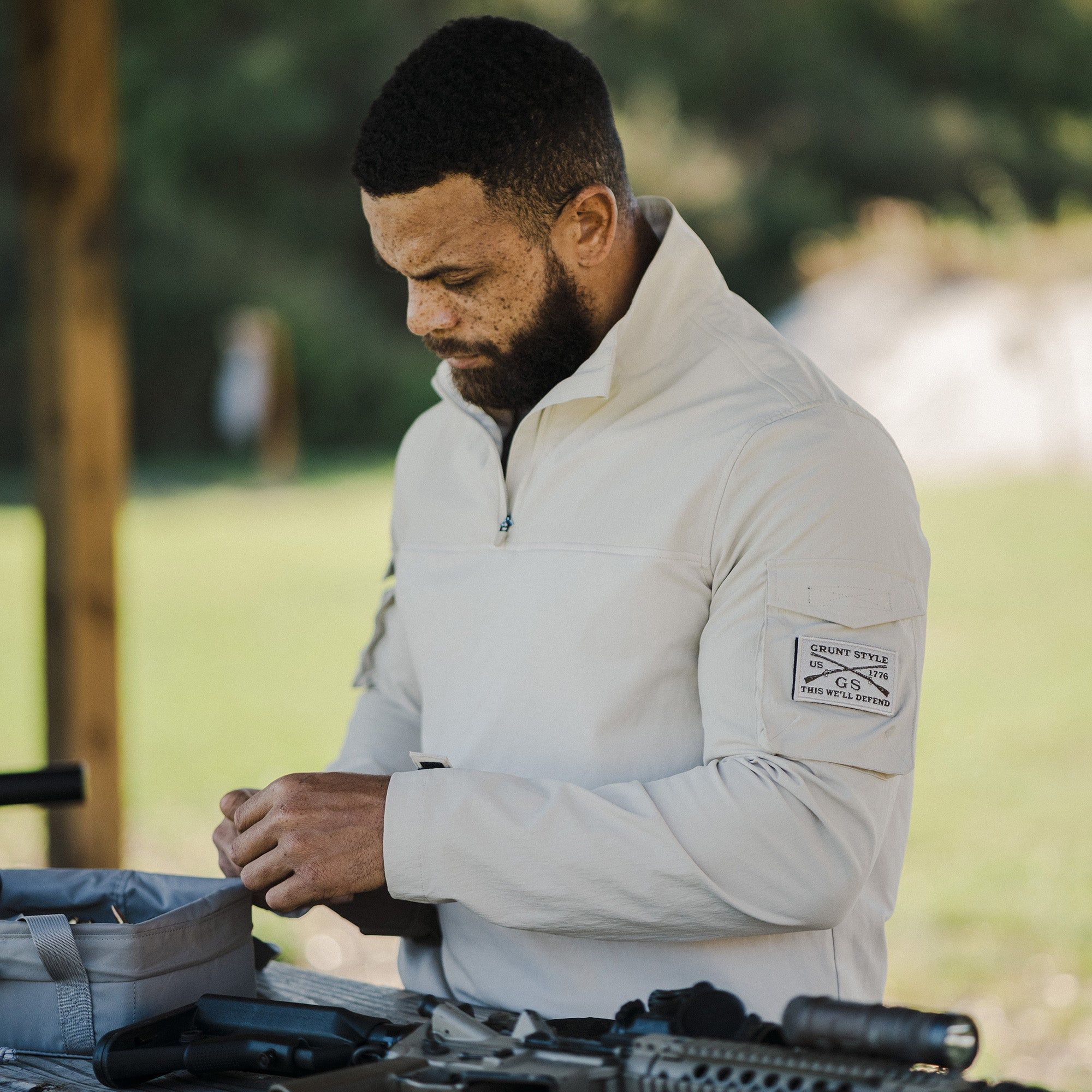 Men's Operator Shirt - Desert Sand sold by Grunt Style