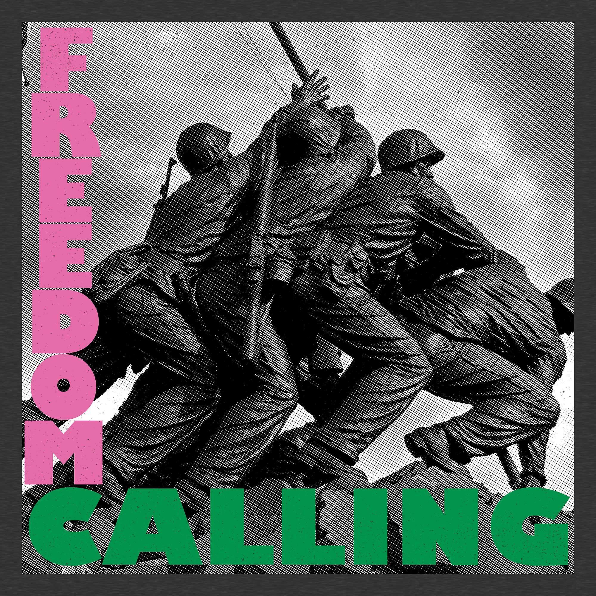 Men's Freedom Calling T-Shirt - Vintage Black sold by Grunt Style product image thumbnail 3