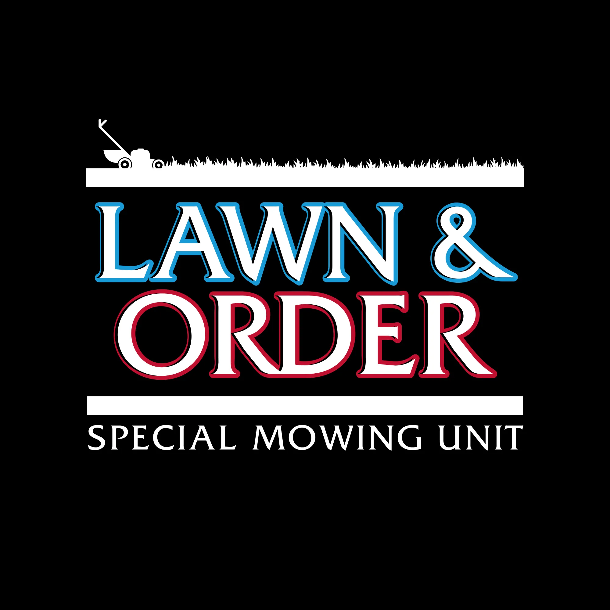 Lawn & Order T-Shirt - Black sold by Grunt Style product image thumbnail 2