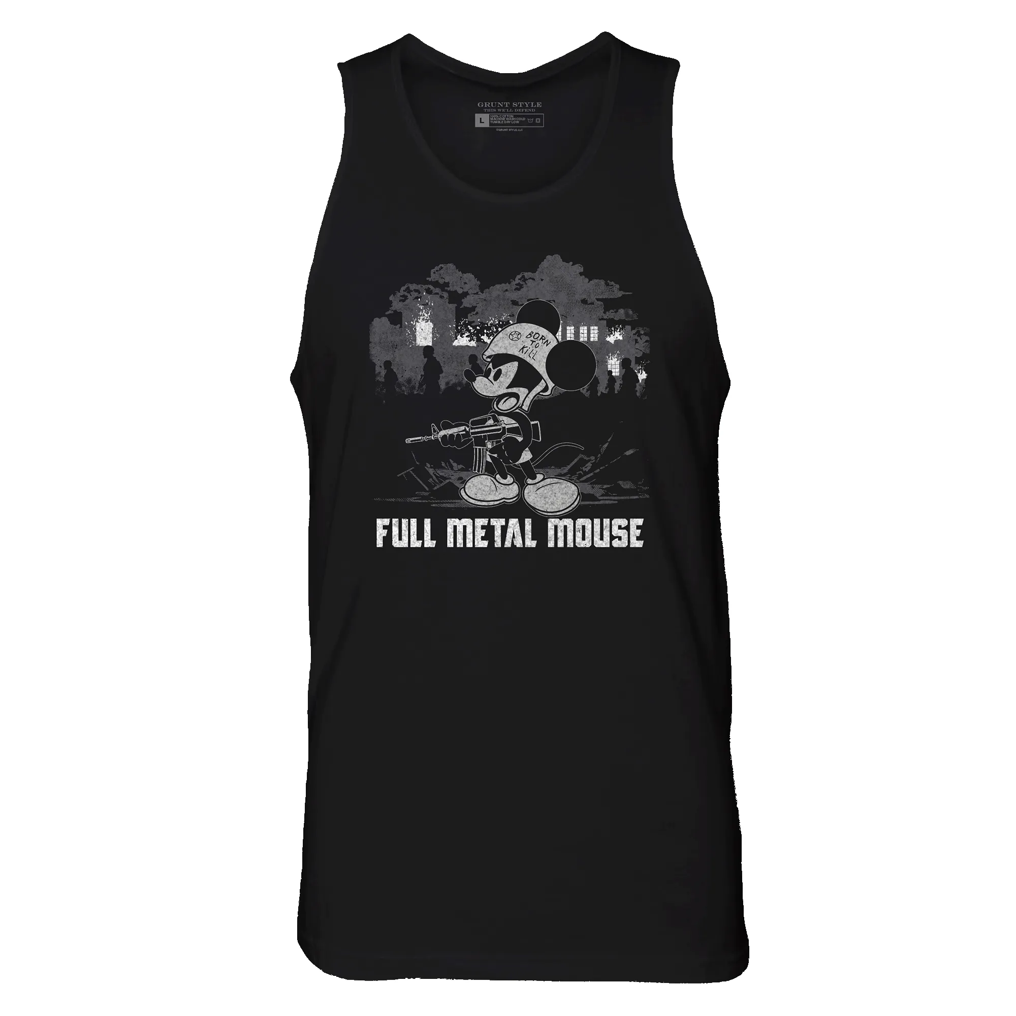 Full Metal Mouse Tank - Black sold by Grunt Style product image thumbnail 4