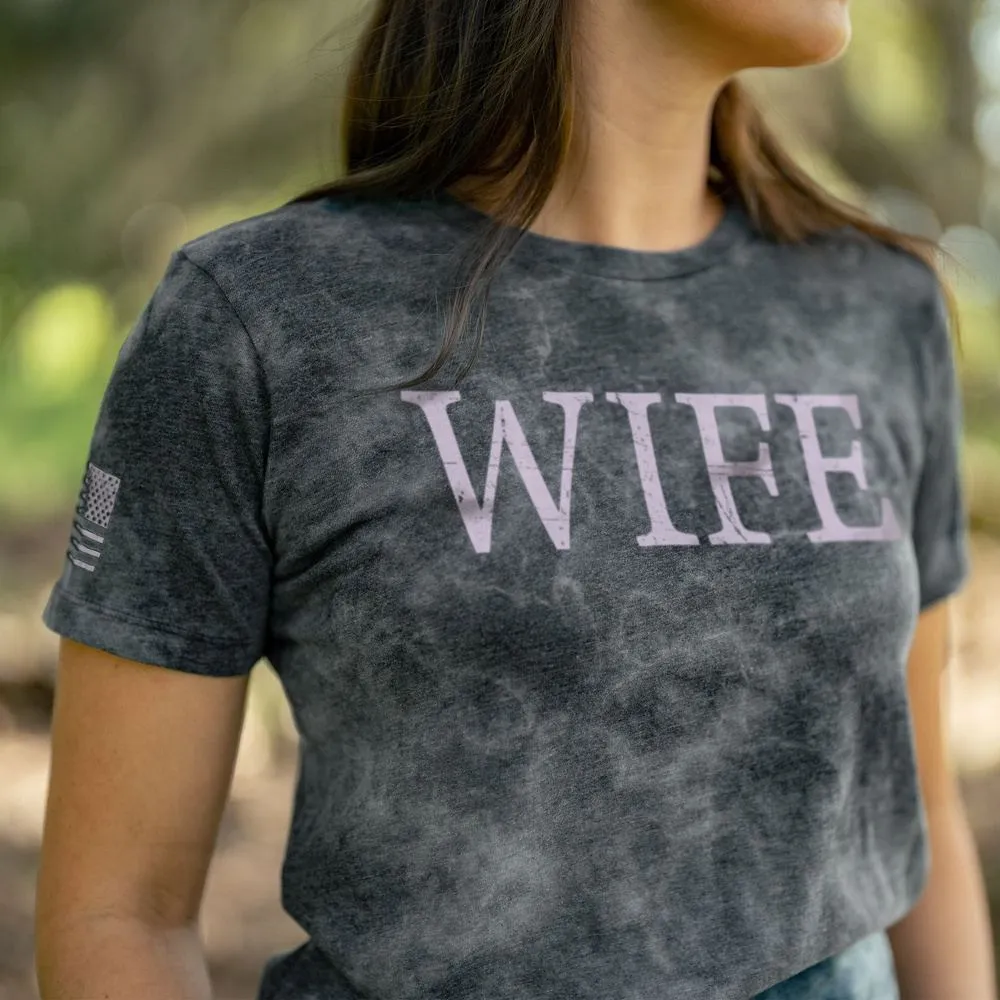Women's Wife Defined Slim Fit T-Shirt - Black Wash sold by Grunt Style product image thumbnail 3