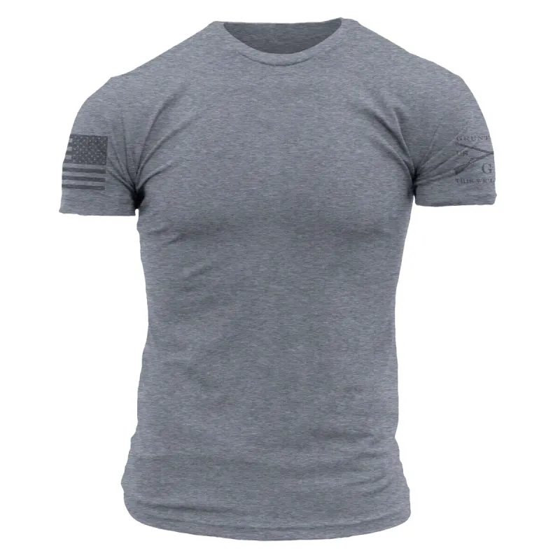 Ghost Basic T-Shirt - Dark Heather Grey sold by Grunt Style