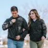 Garrison Hooded Windbreaker - Black Camo sold by Grunt Style