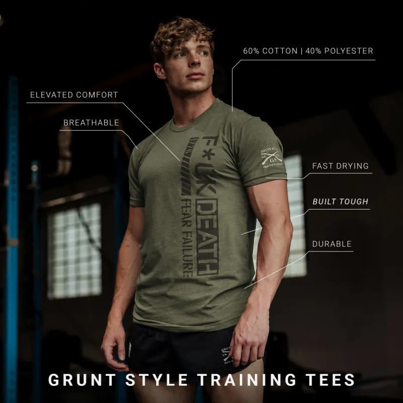 F*ck Death T-Shirt - Military Green sold by Grunt Style