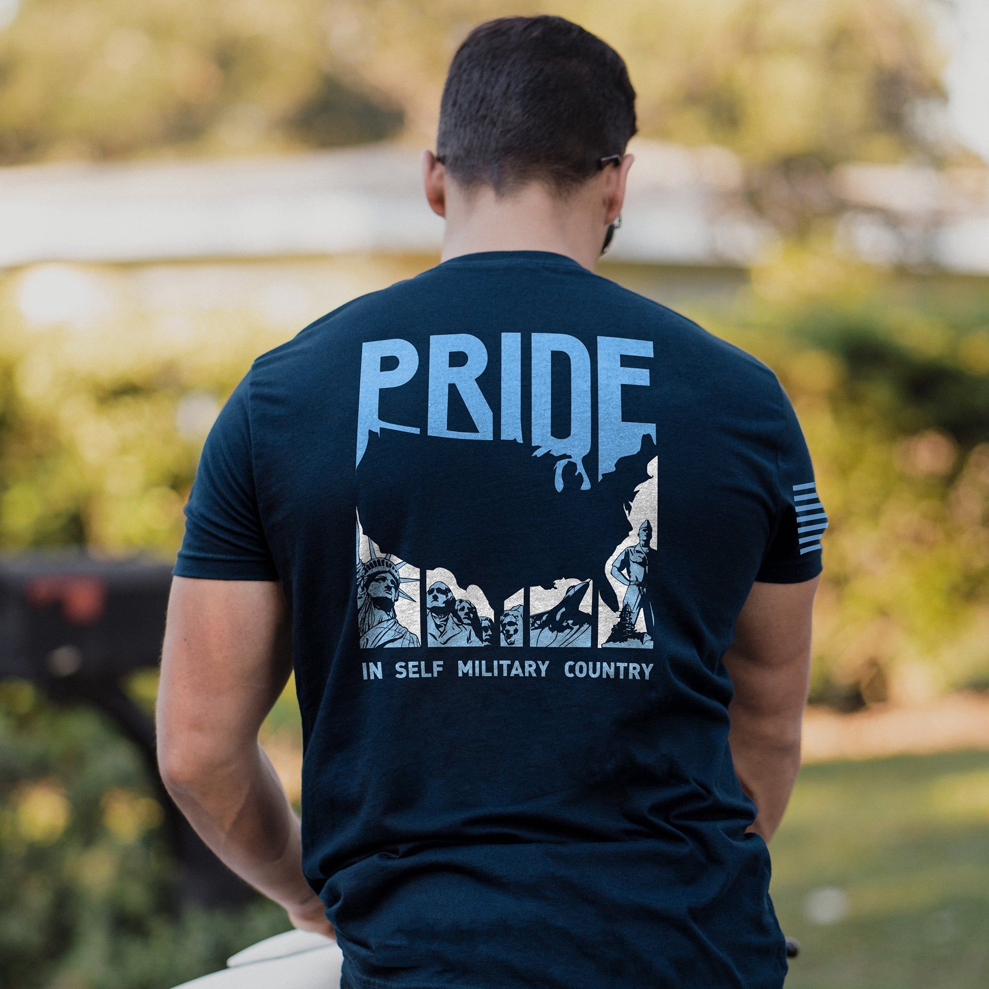 Land of Liberty T-Shirt - Navy sold by Grunt Style product image thumbnail 2