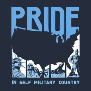 Land of Liberty T-Shirt - Navy sold by Grunt Style