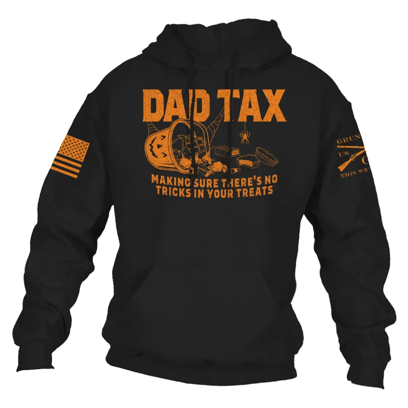 Dad Tax Halloween Hoodie - Black sold by Grunt Style