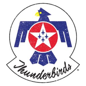 USAF - Thunderbirds T-Shirt - White sold by Grunt Style