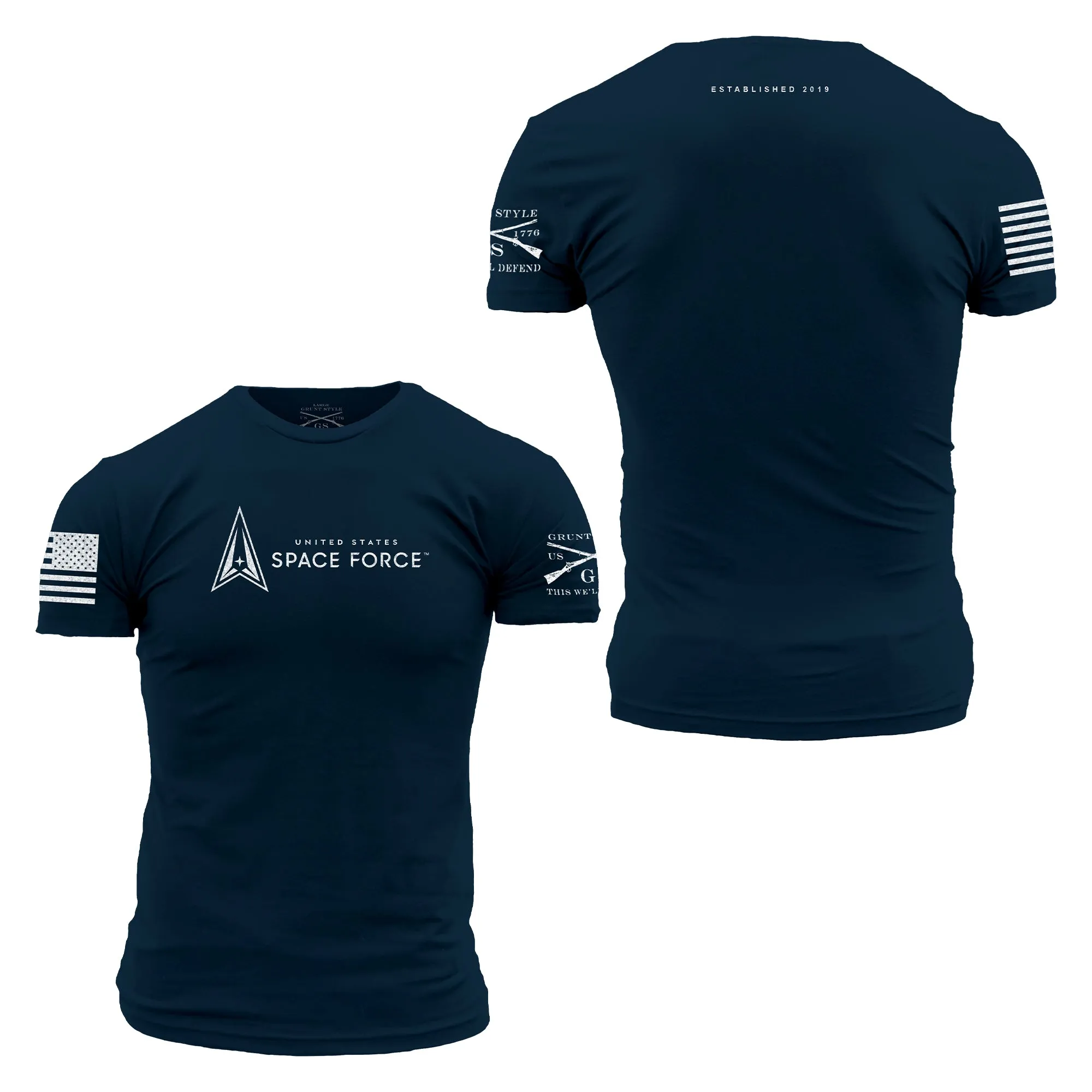 USSF - Est. 2019 T-Shirt - Midnight Navy sold by Grunt Style