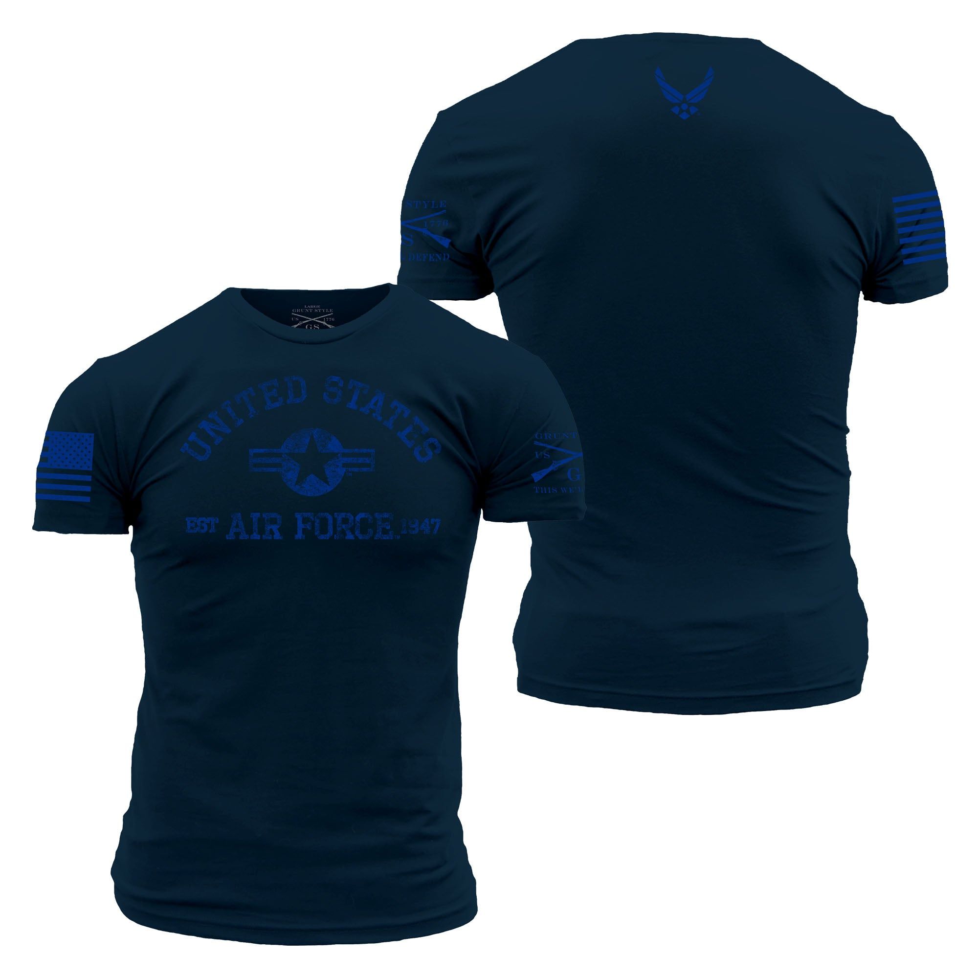 USAF - Est. 1947 T-Shirt - Midnight Navy sold by Grunt Style