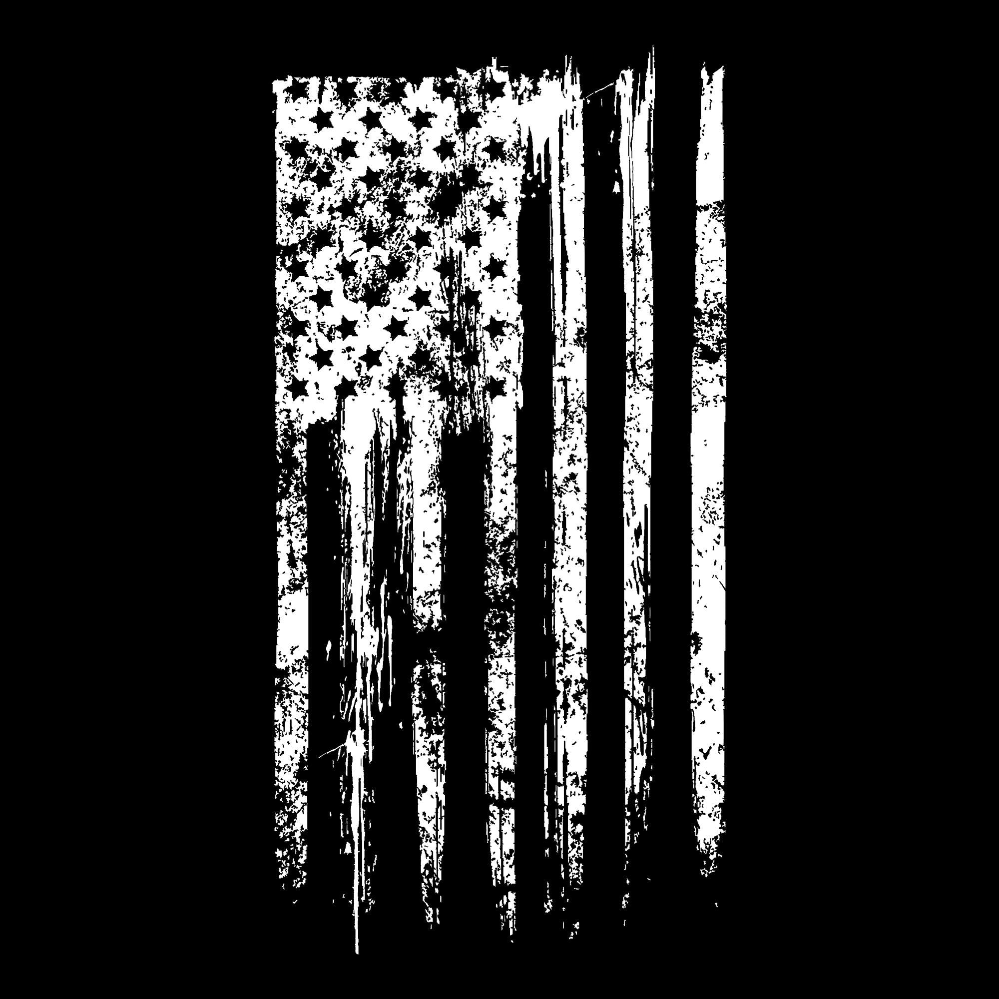 Veteran Flag T-Shirt - Black sold by Grunt Style product image thumbnail 5