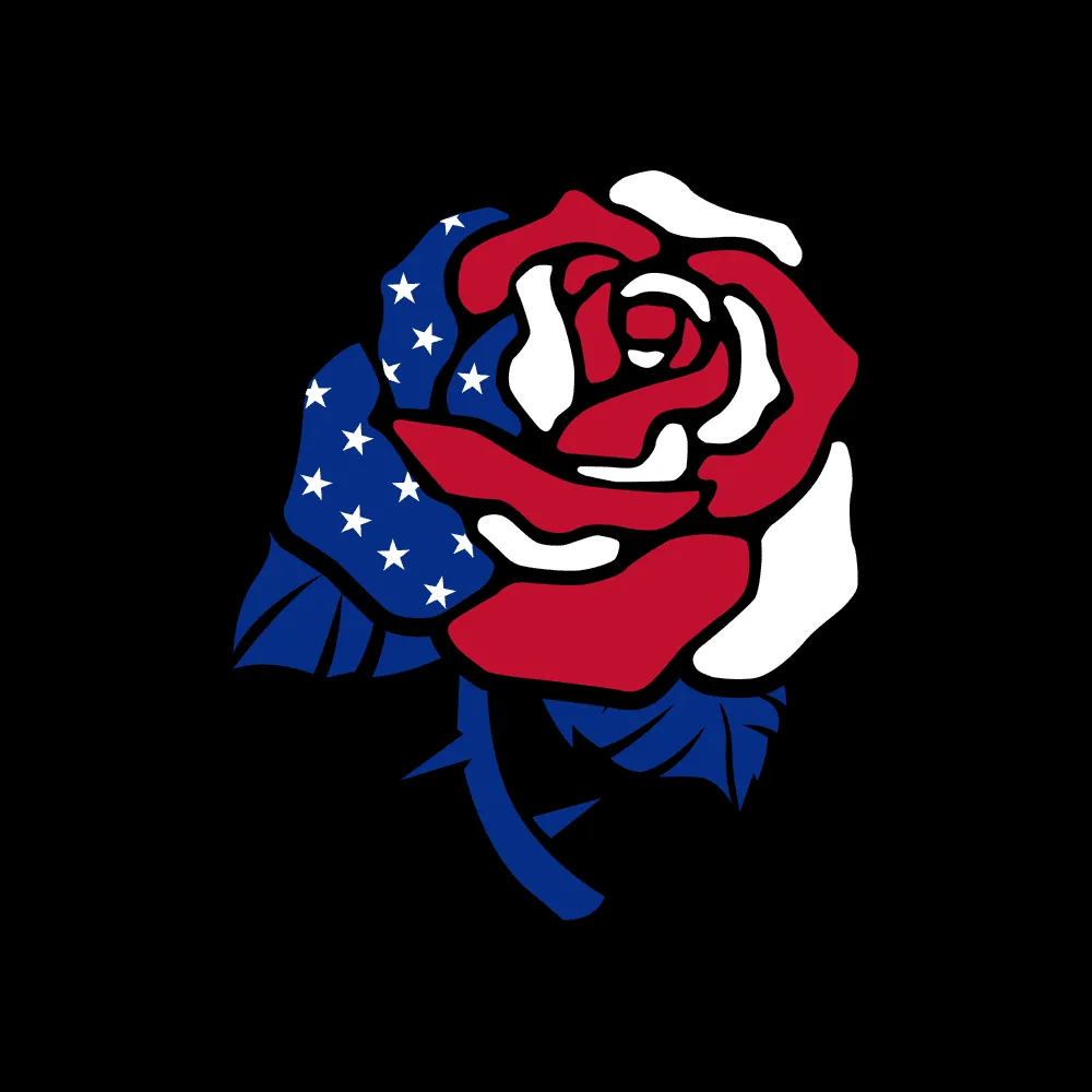 Women's Freedom Rose Long Sleeve - Black sold by Grunt Style product image thumbnail 2