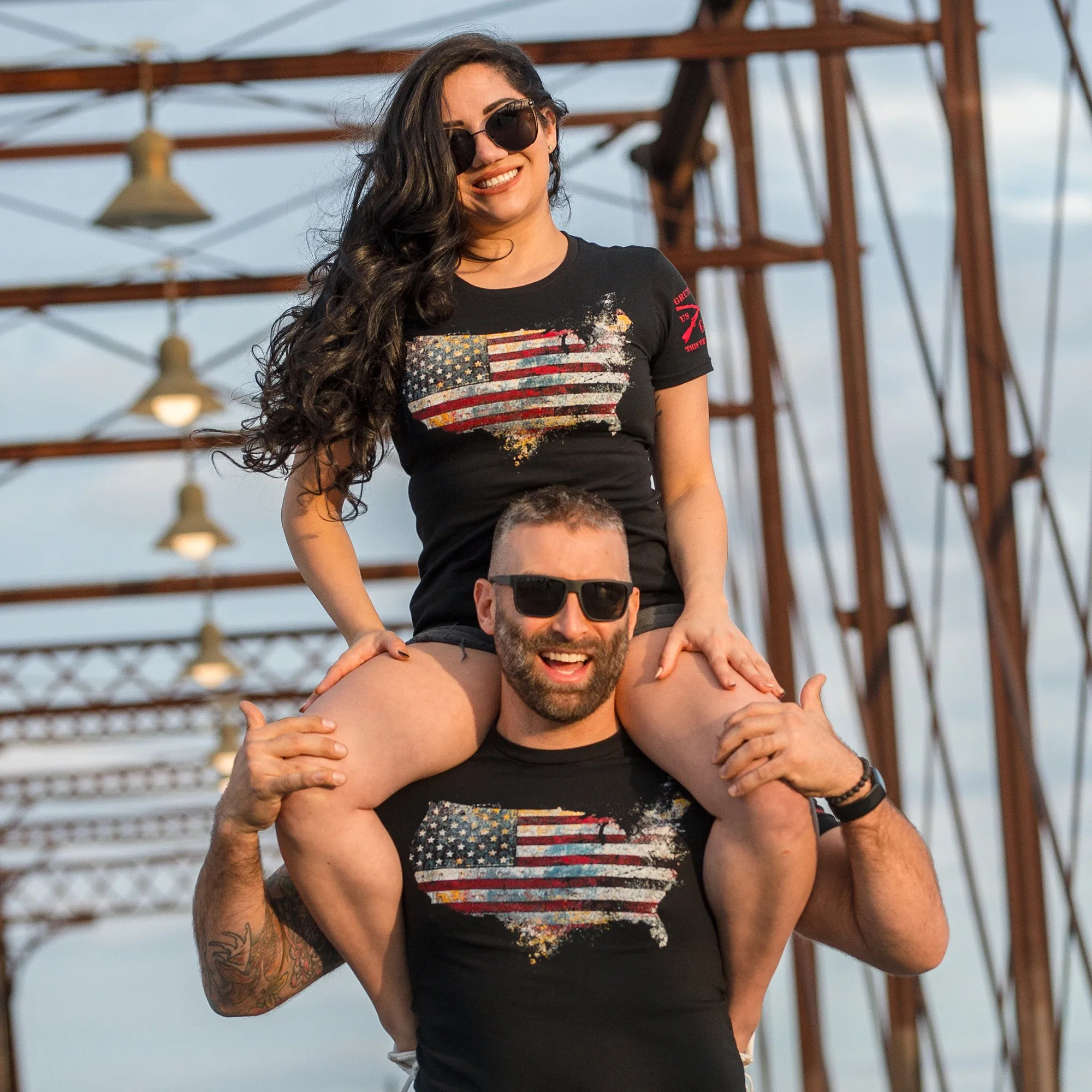 Red Blood Nation T-Shirt - Black sold by Grunt Style product image thumbnail 5