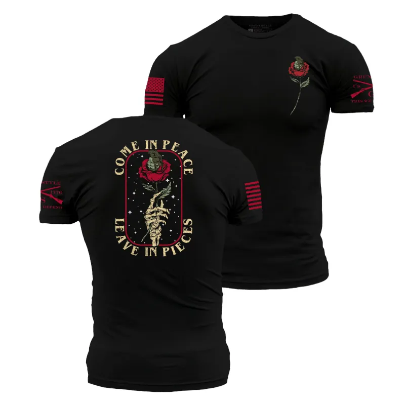 Death Rose T-Shirt - Black sold by Grunt Style