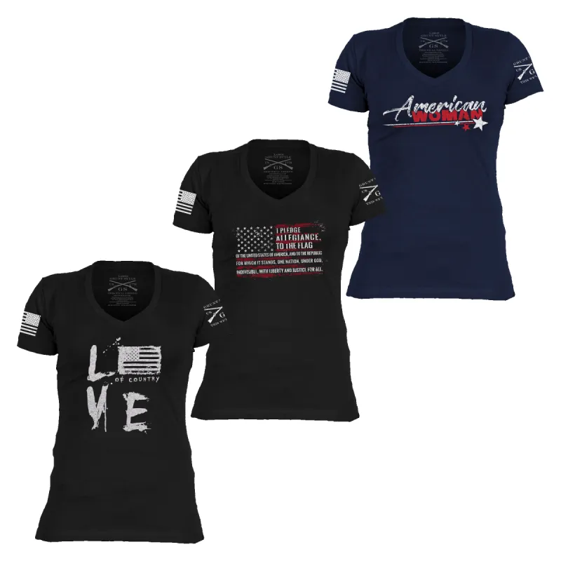 All-American Woman - 3 Pack sold by Grunt Style