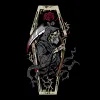 Women's Grim Reaper V-Neck - Black sold by Grunt Style