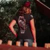 Women's Grim Reaper V-Neck - Black sold by Grunt Style