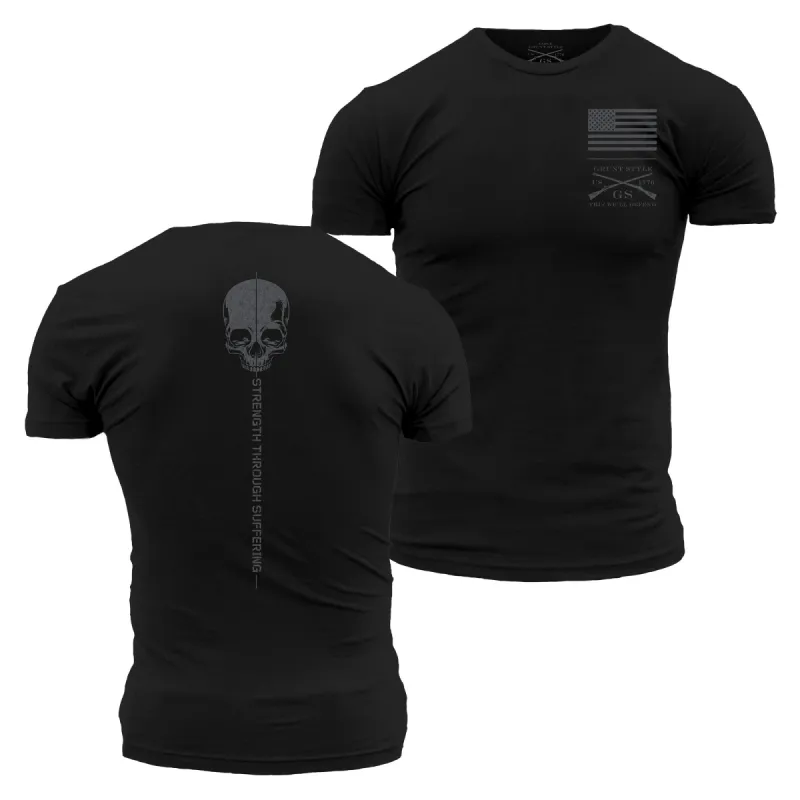 Strength Through Suffering T-Shirt - Black sold by Grunt Style